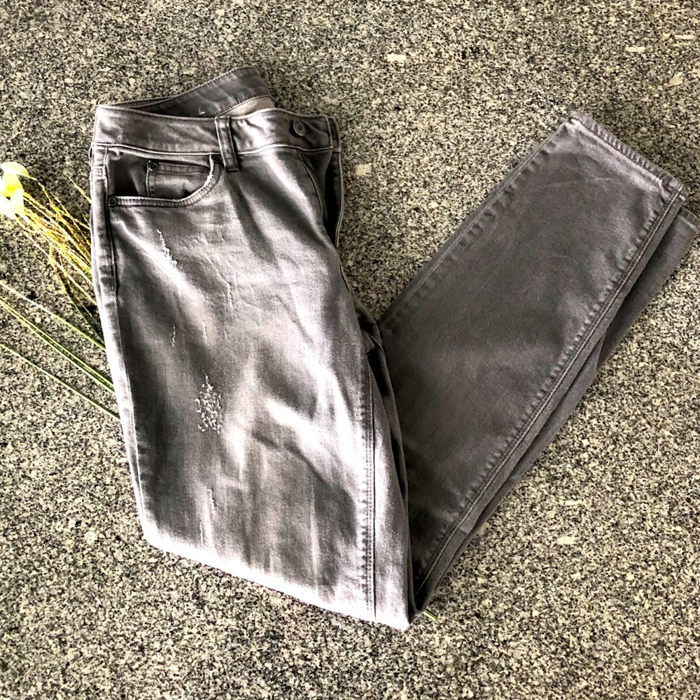 Gray jeans
